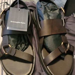 Ermenegildo Zegna Christ sandals men size 11
